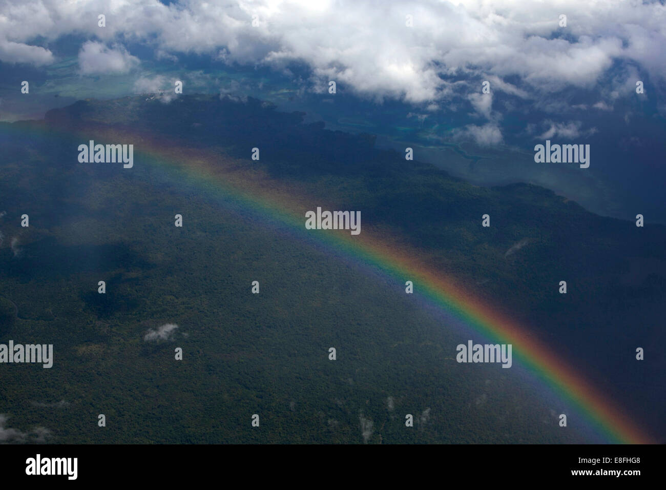 Indonesia Papua occidentale, in Indonesia, Rainbow Foto Stock