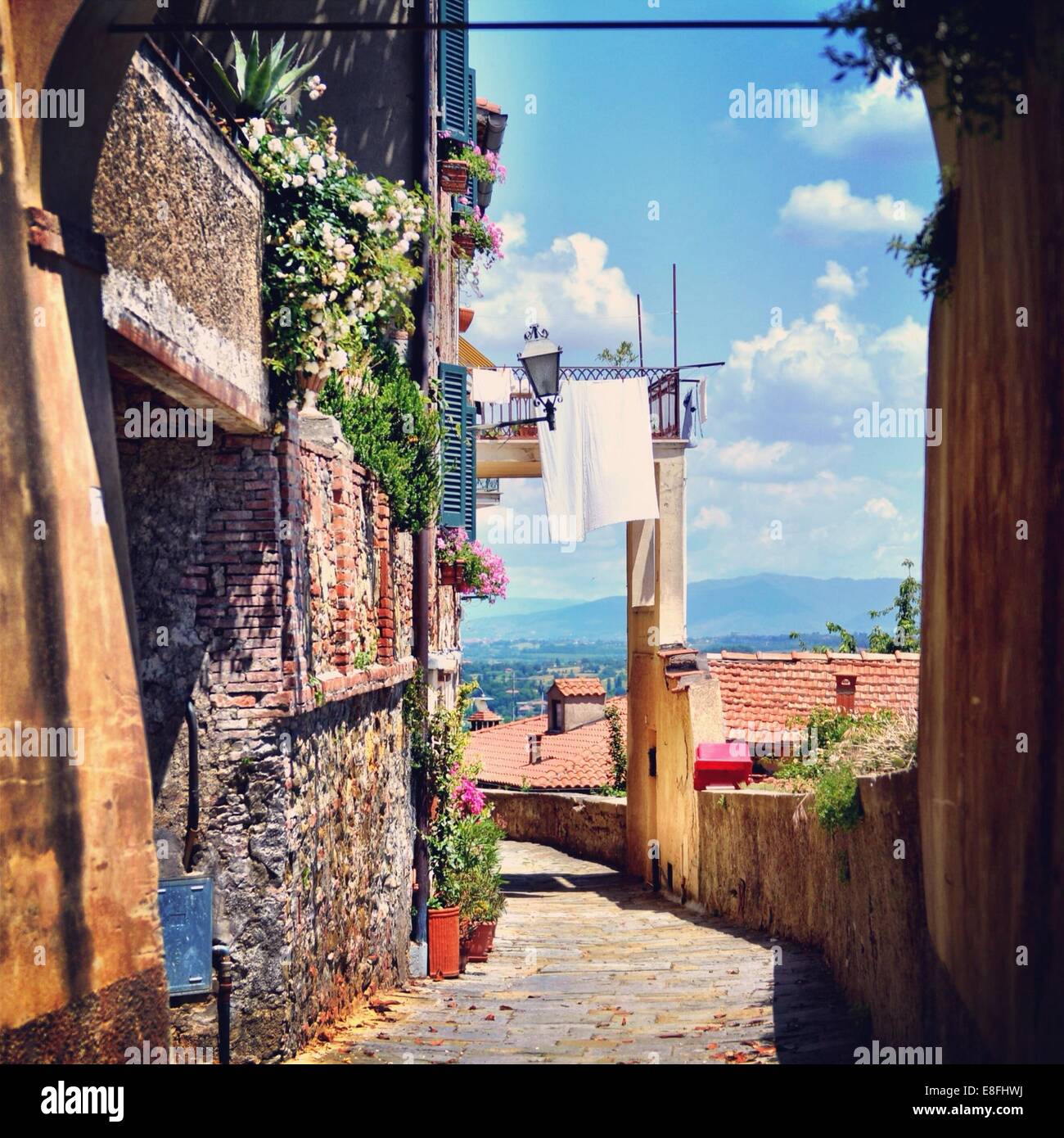 Giorno di bucato Foto Stock
