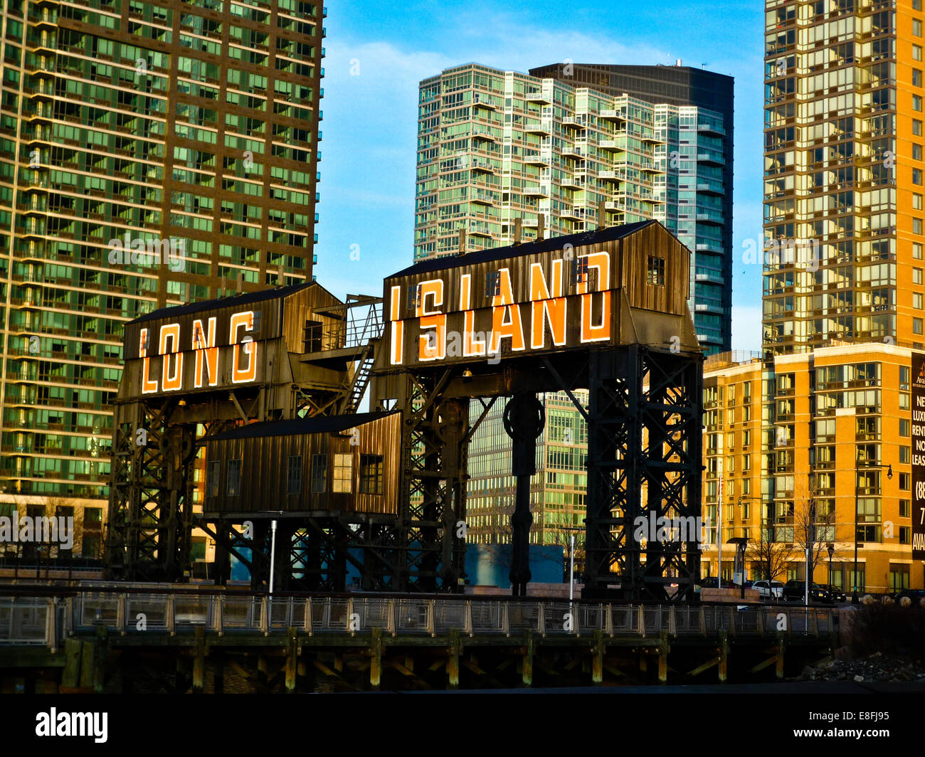 Stati Uniti d'America, New York City, Queens, Long Island City, vista- Queens Midtown Tunnel Foto Stock
