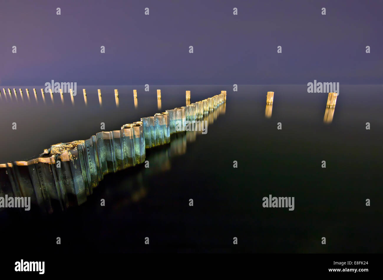 Stati Uniti d'America, Illinois, Contea di Cook, Chicago, il lago Michigan Foto Stock