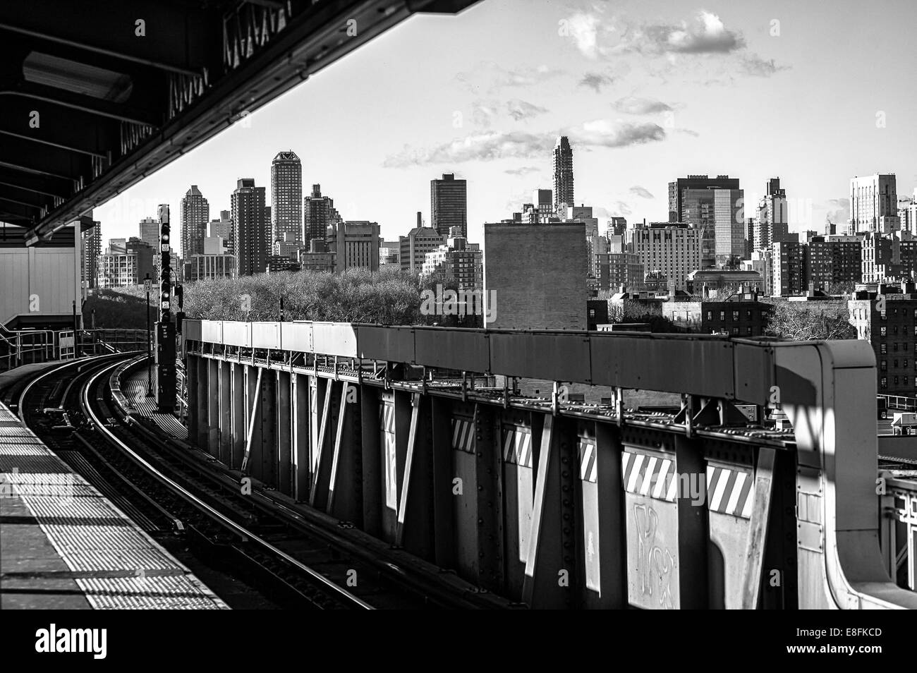 Stati Uniti d'America, nello Stato di New York, New York City, Queens Plaza Foto Stock