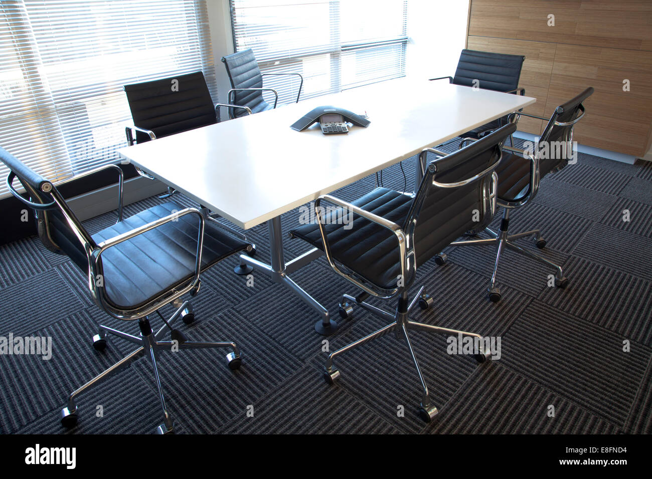 Tavolo da conferenza in Office Foto Stock