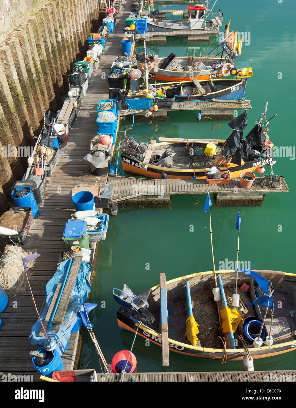 Barche da pesca, Brighton Marina. Foto Stock