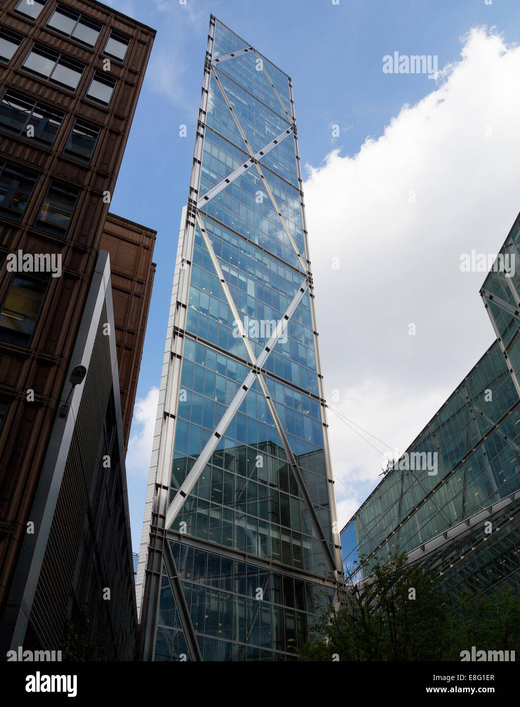 Il Broadgate Tower, appena a nord della stazione di Liverpool Street, City of London Foto Stock