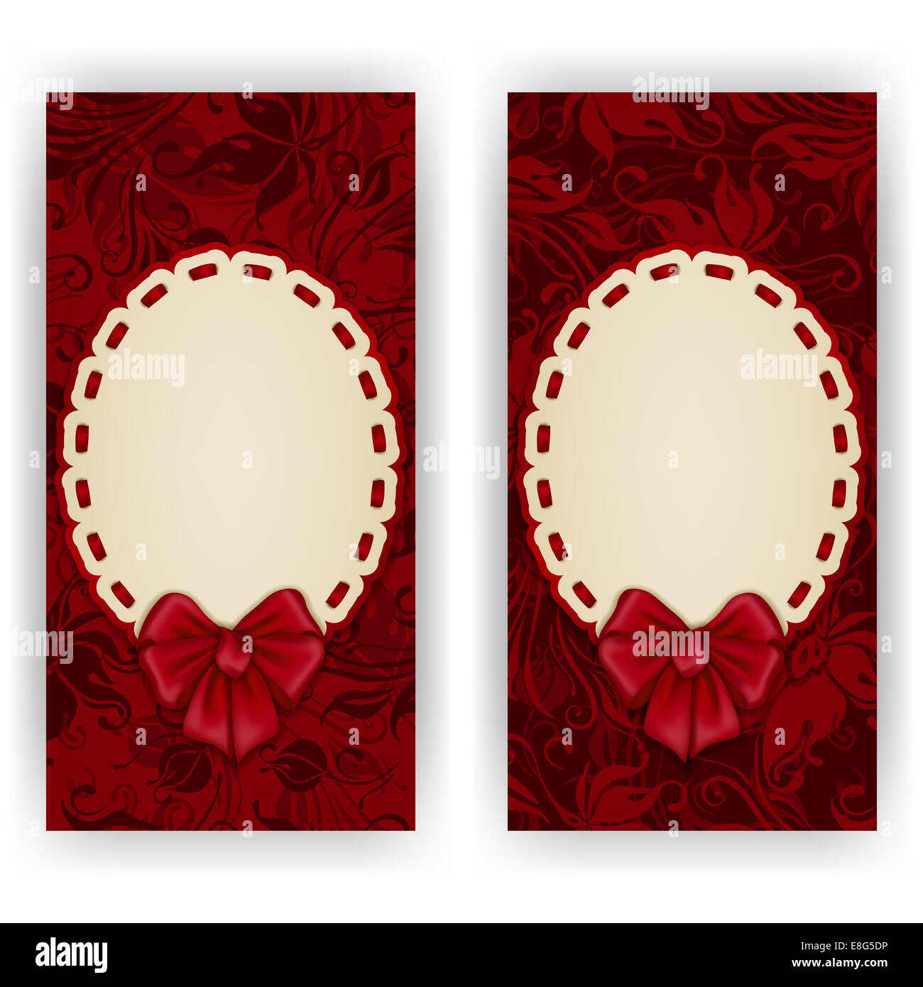 Elegante modello per invito, scheda Foto Stock