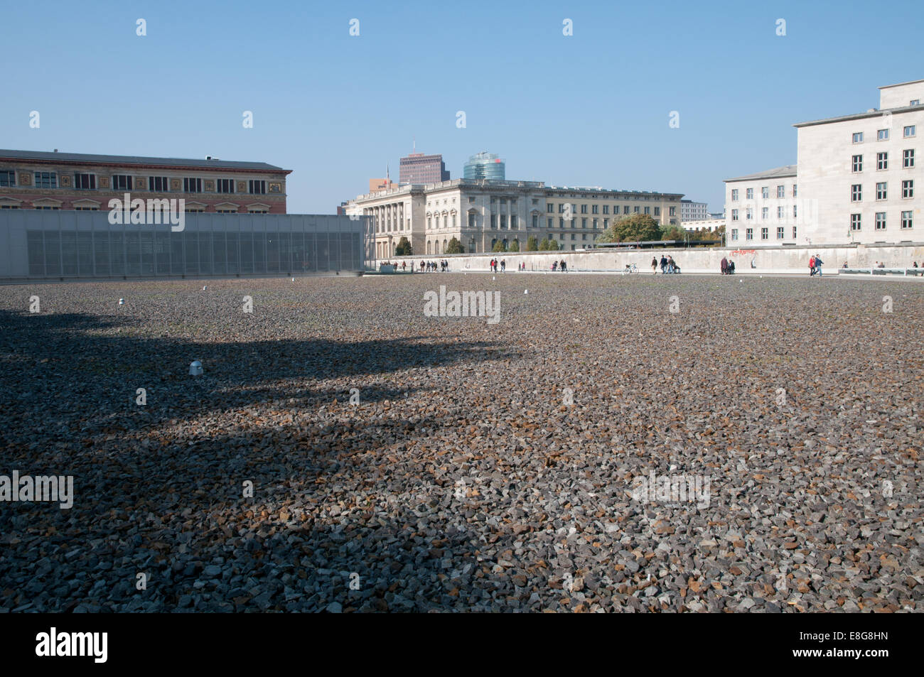 Topografia del Terrore Museo sul sito della ex SS e quartier generale della Gestapo Foto Stock