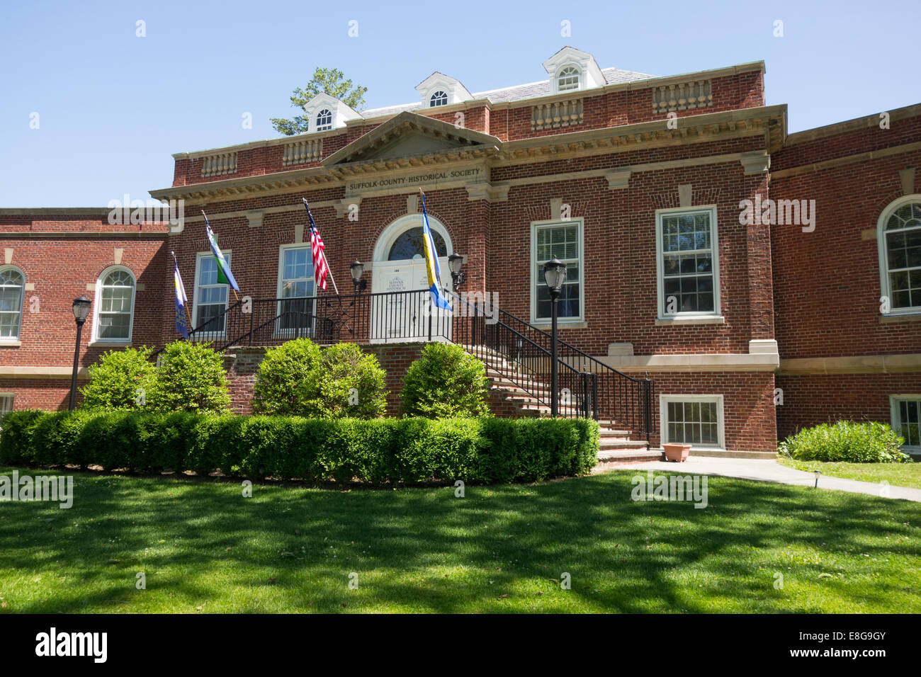 La contea di Suffolk storica società in Riverhead long island New York Foto Stock