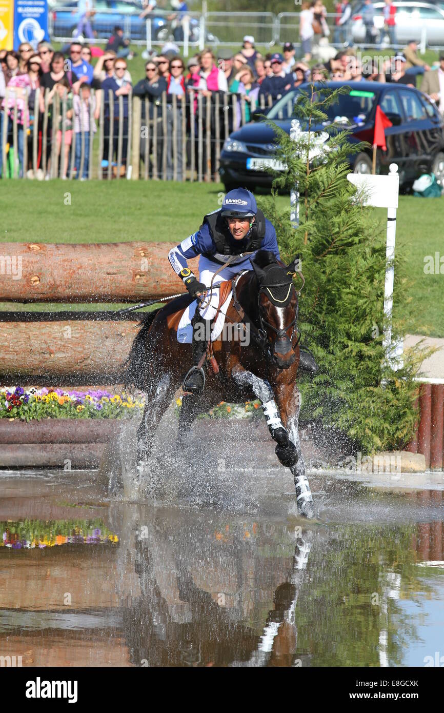 Jonathan Padget su Clifton promessa a Badminton Horse Trials 2013 Foto Stock