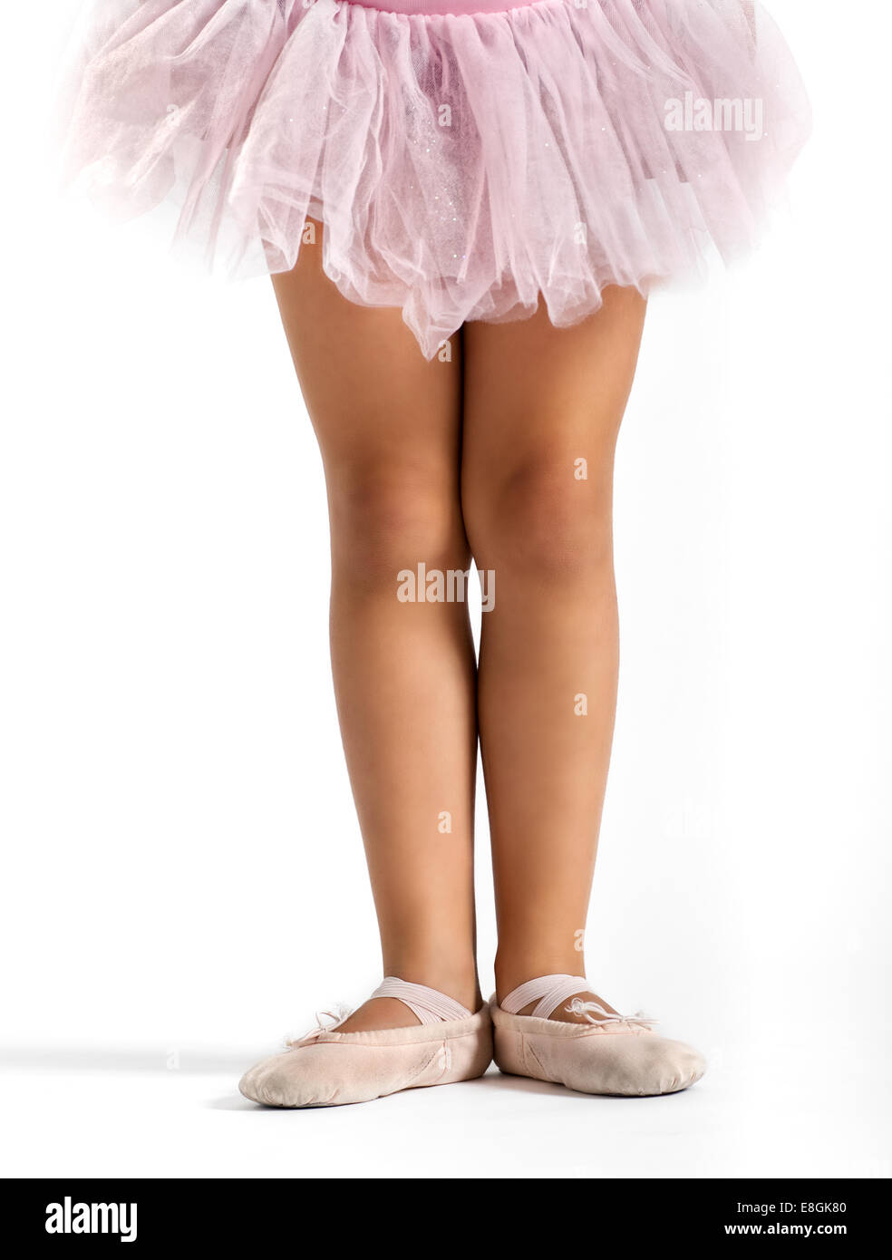 Bambina gambe ballerino Foto Stock