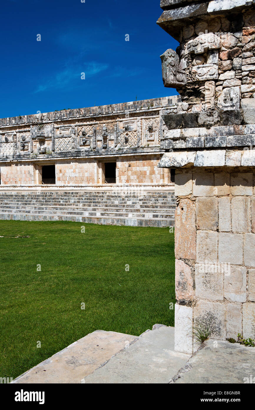 Il quadrilatero delle monache, Uxmal, Messico, rovine maya Foto Stock