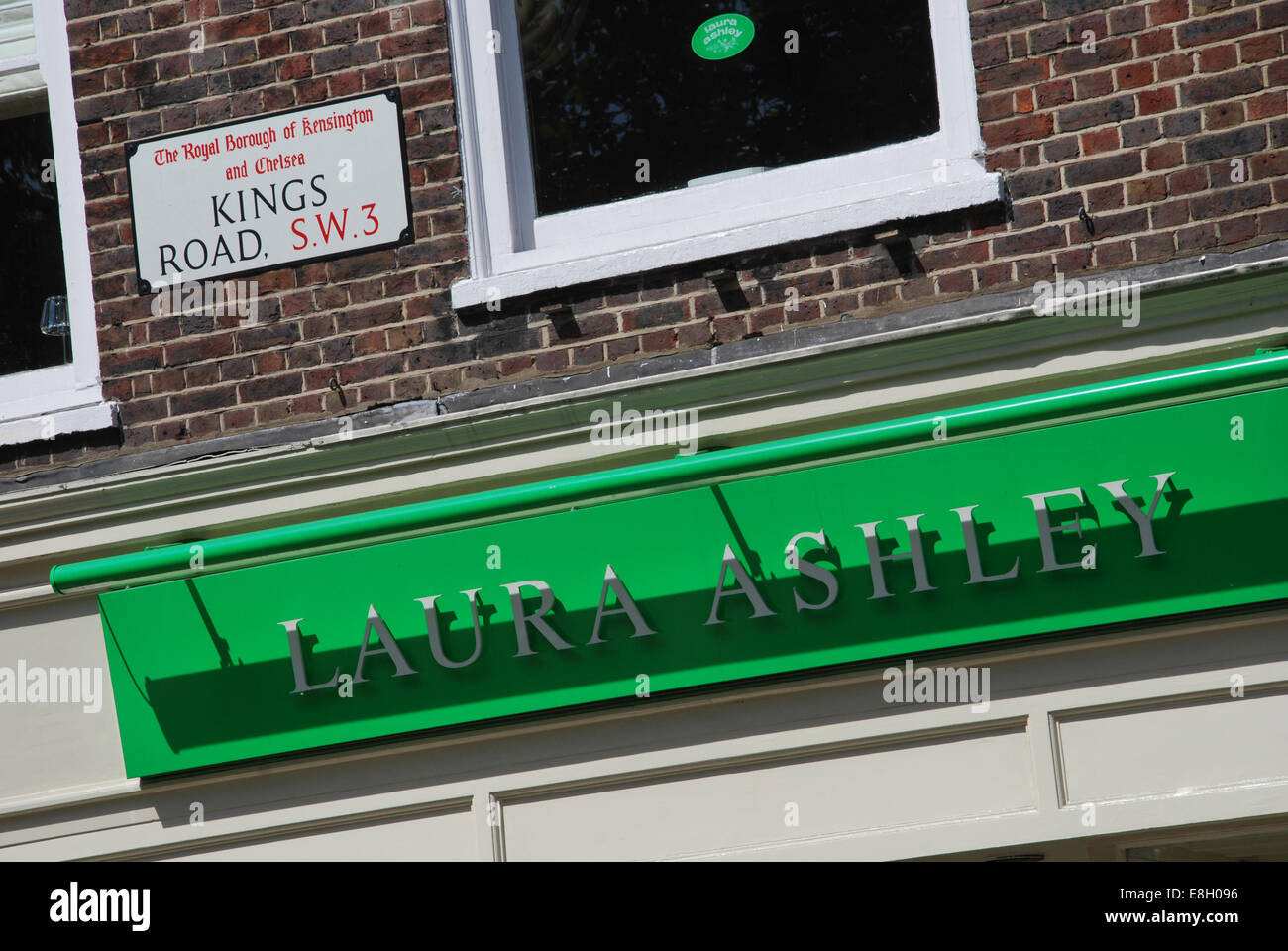 Laura Ashley fashion shop in King's Road Londra Foto Stock