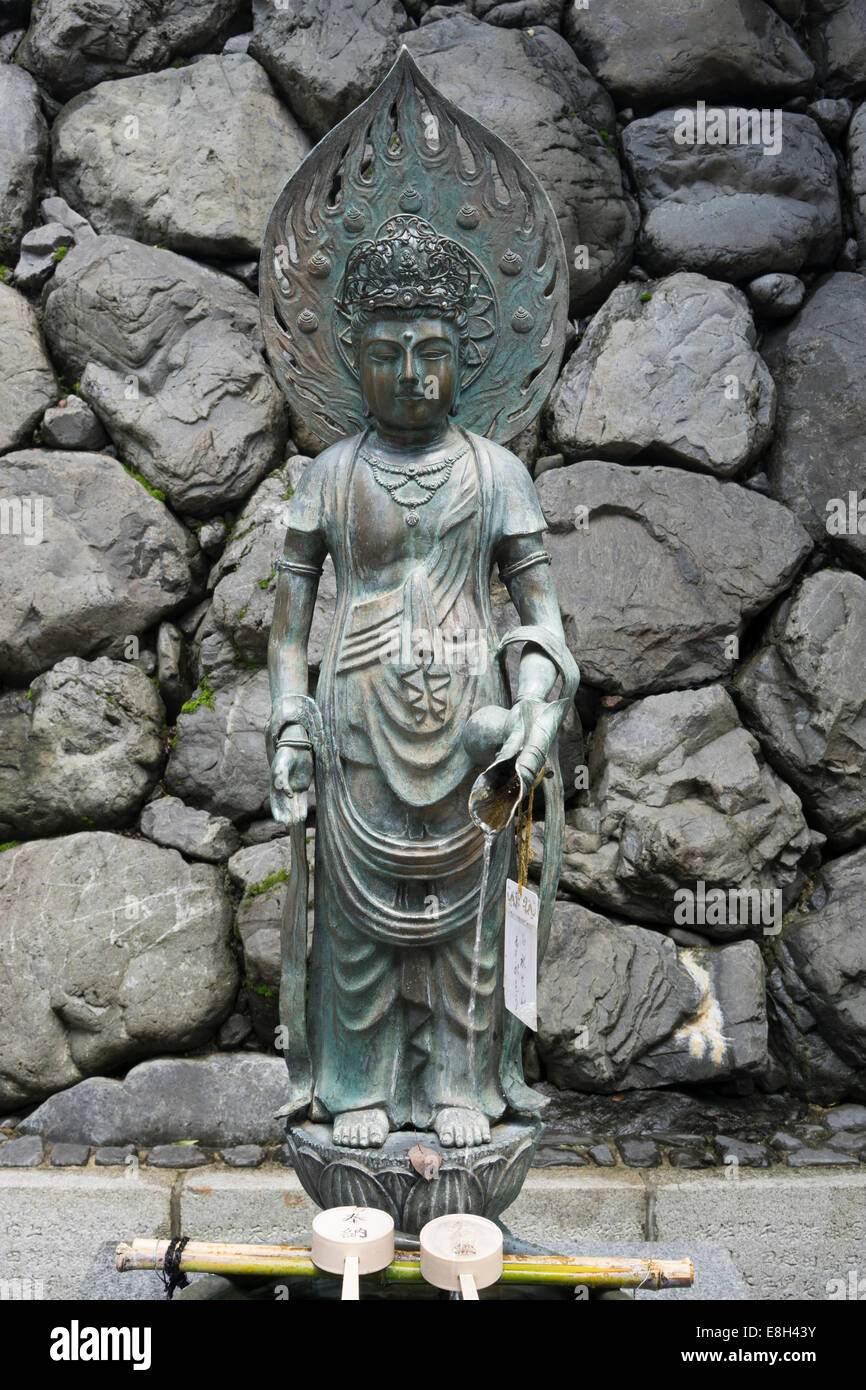 Giappone, Kurama, statua del Buddha Foto Stock