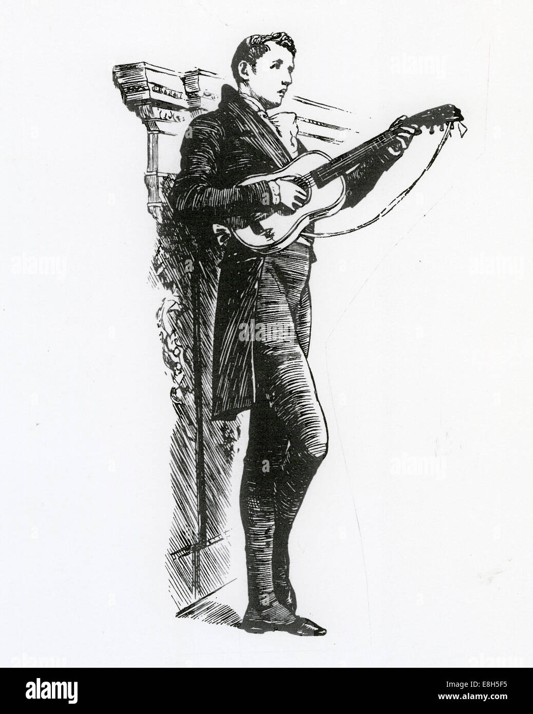 MAURO GIULIANI (1781-1829) Italiano virtuosi della chitarra Foto stock -  Alamy