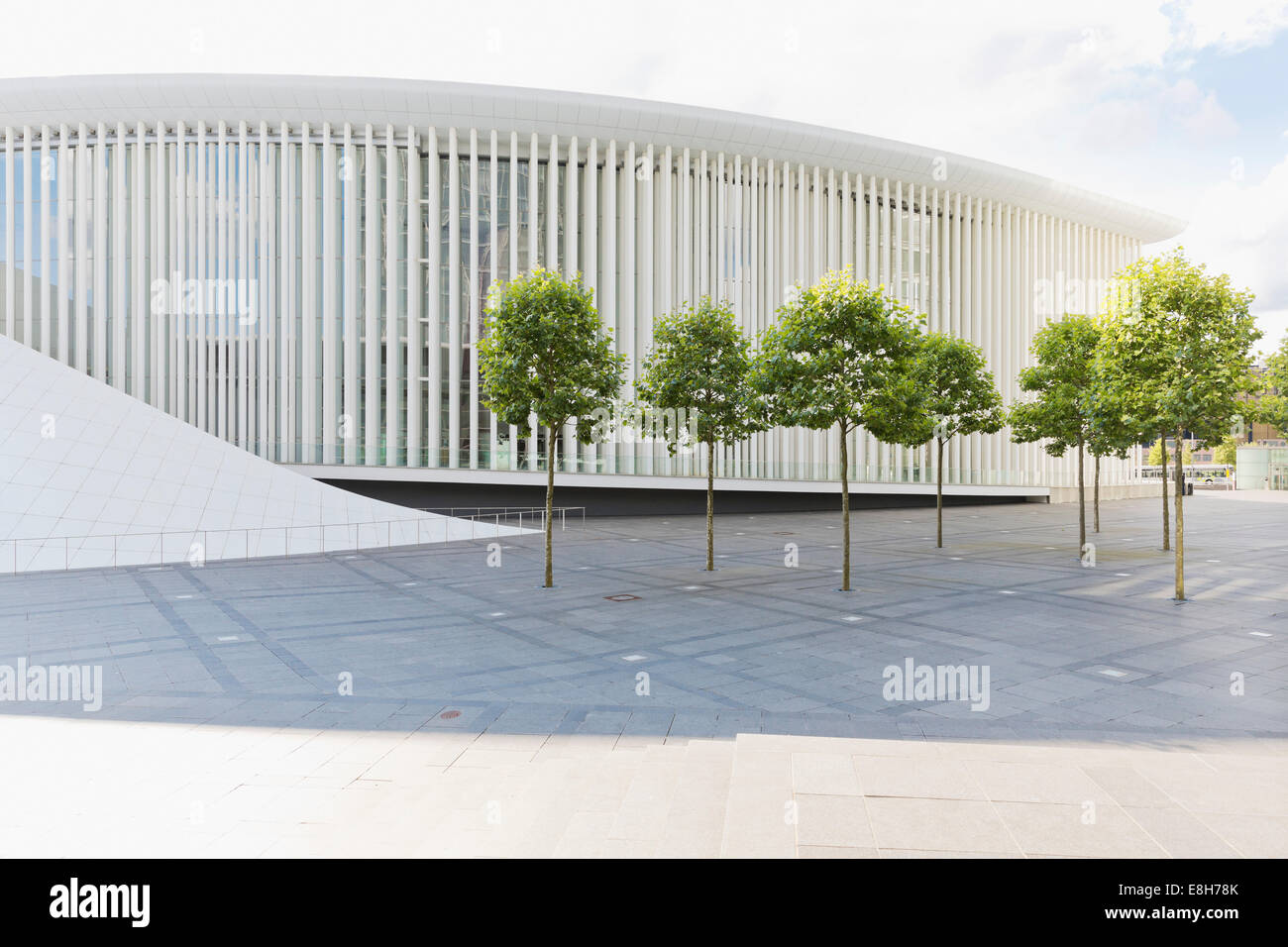 Lussemburgo, Kirchberg, Philharmonie Luxembourg, architetto Christian de Portzamparc Foto Stock