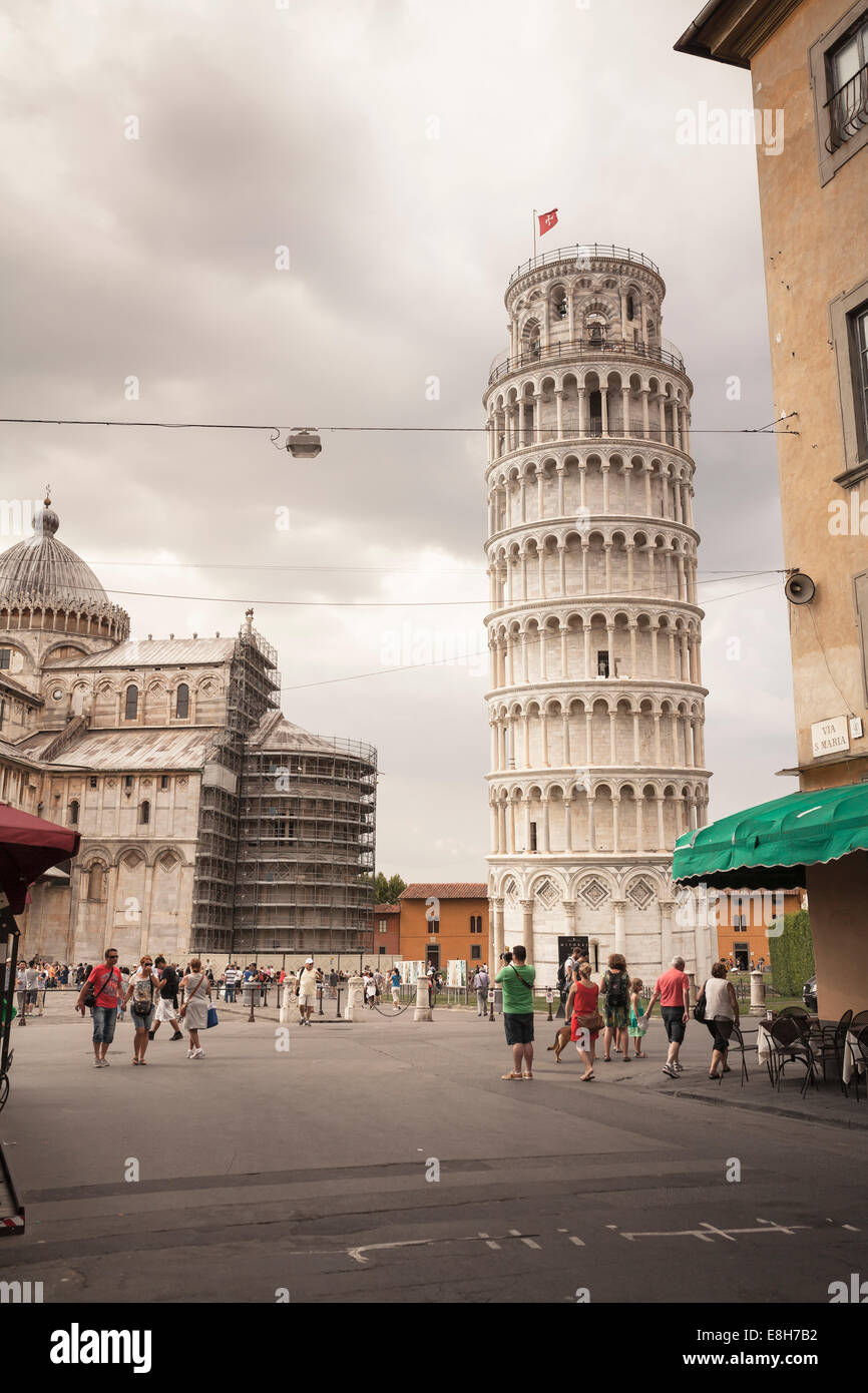 L'Italia, Toscana, Pisa, Torre Pendente Foto Stock