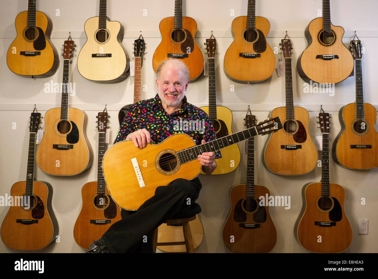 Stan Jay presidente del mandolino fratelli in Staten Island NYC Foto Stock