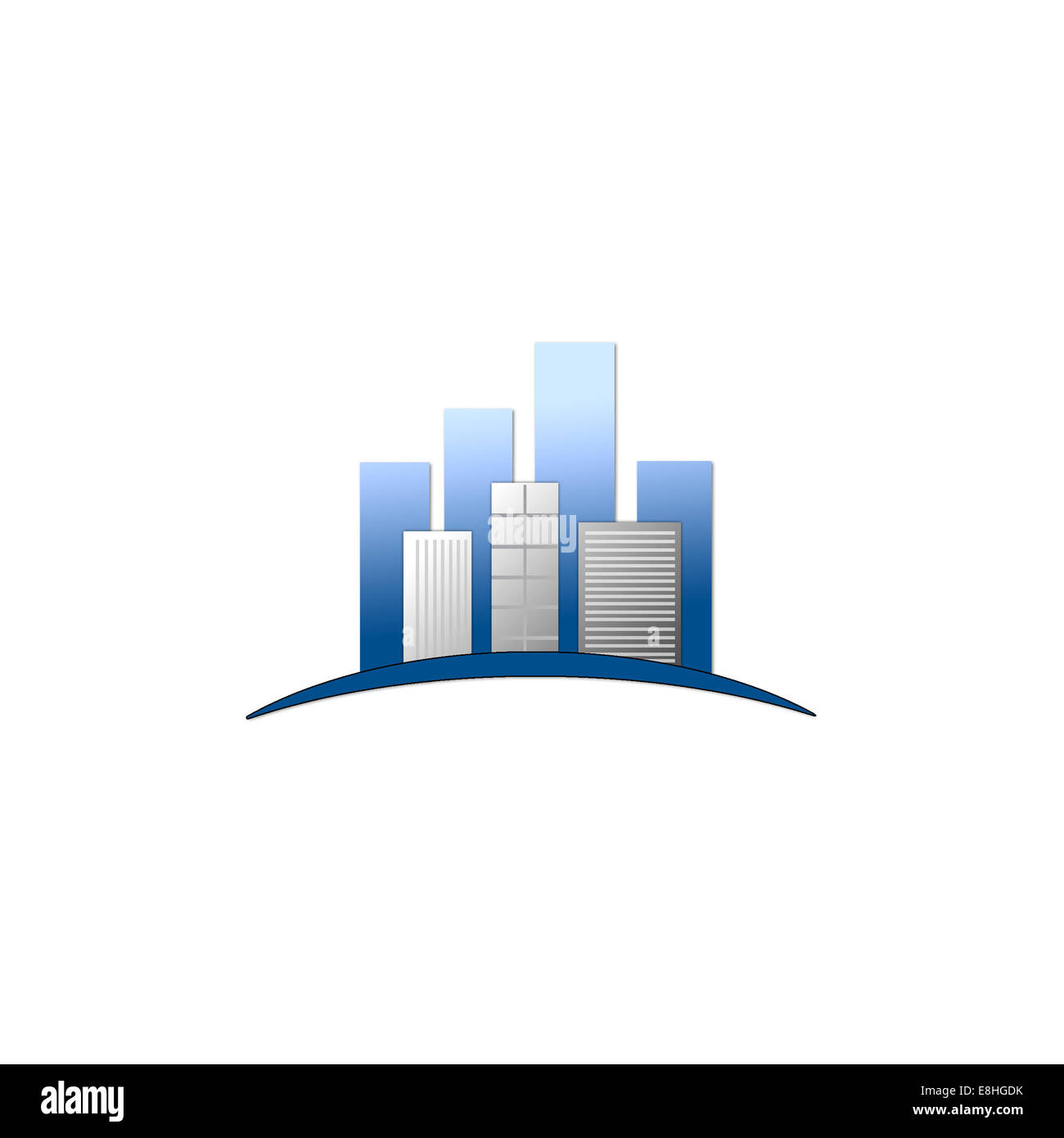 Immobiliare di logo Foto Stock