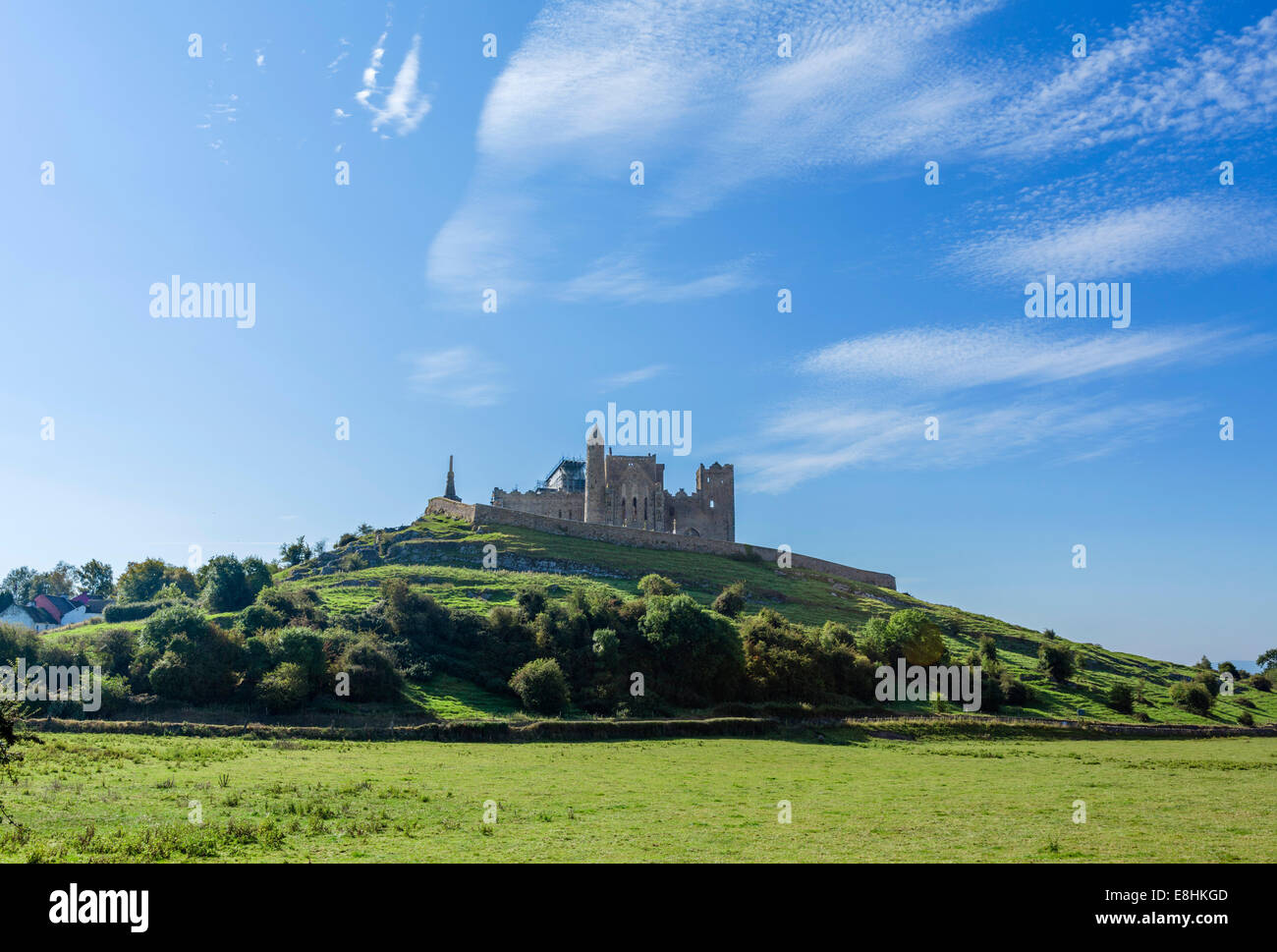 Paesaggio irlandese. La roccia di Cashel, Contea Tipperary, Repubblica d'Irlanda Foto Stock