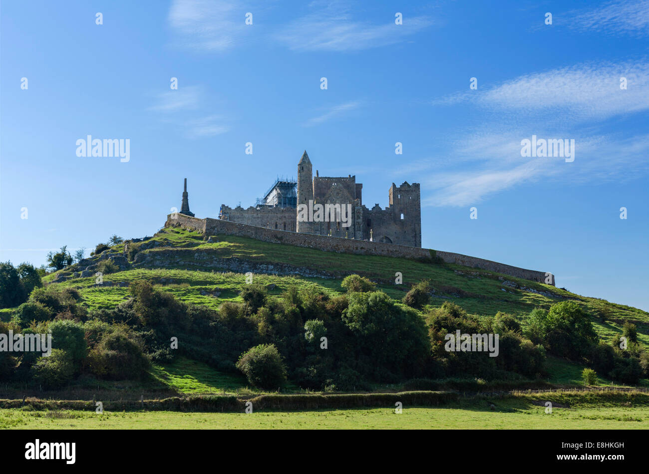 Paesaggio irlandese. La roccia di Cashel, Contea Tipperary, Repubblica d'Irlanda Foto Stock
