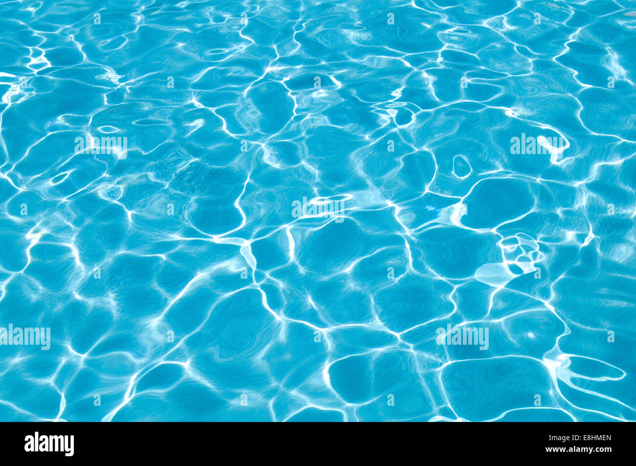 Il turchese della piscina di acqua di superficie e onde Foto Stock
