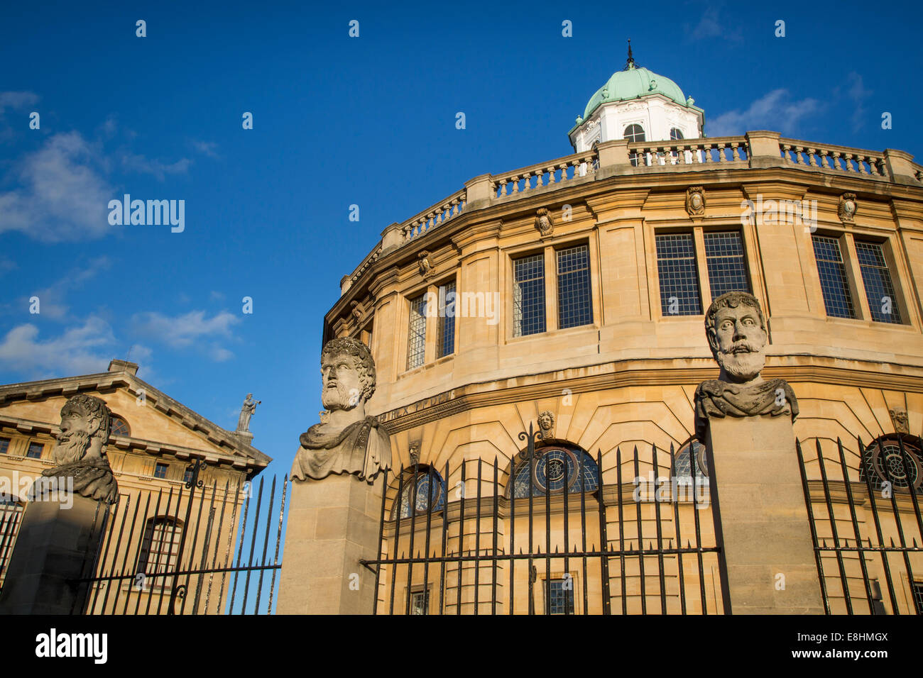 Il Sheldonian Theatre - disegnato da Christopher Wren, costruito 1664-1668, Oxford, Oxfordshire, Inghilterra Foto Stock