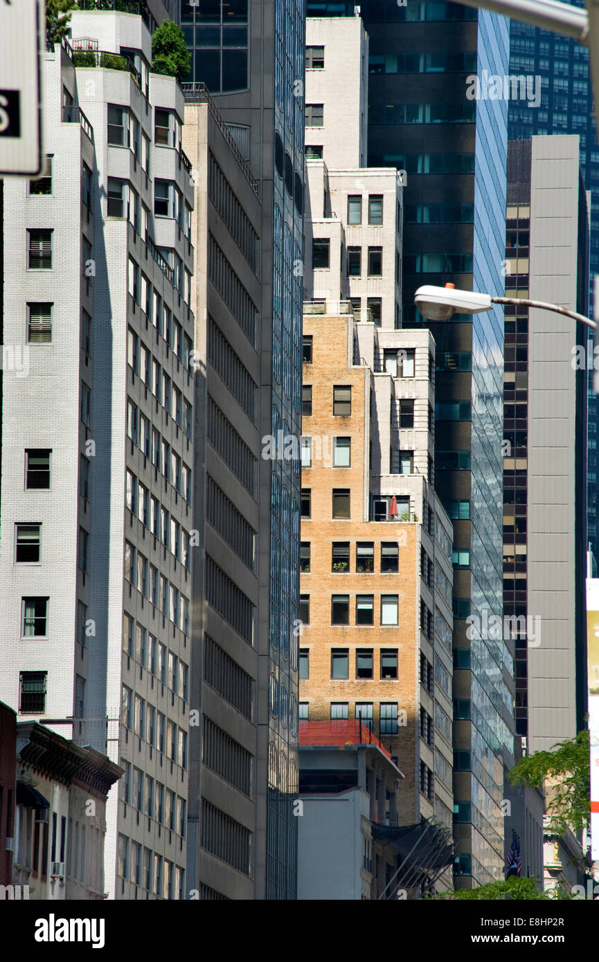 Paesaggio verticale New York Foto Stock