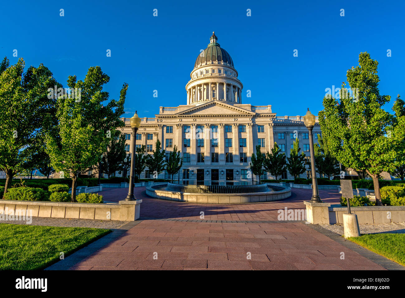 La mattina presto a Utah capitale dello stato Foto Stock