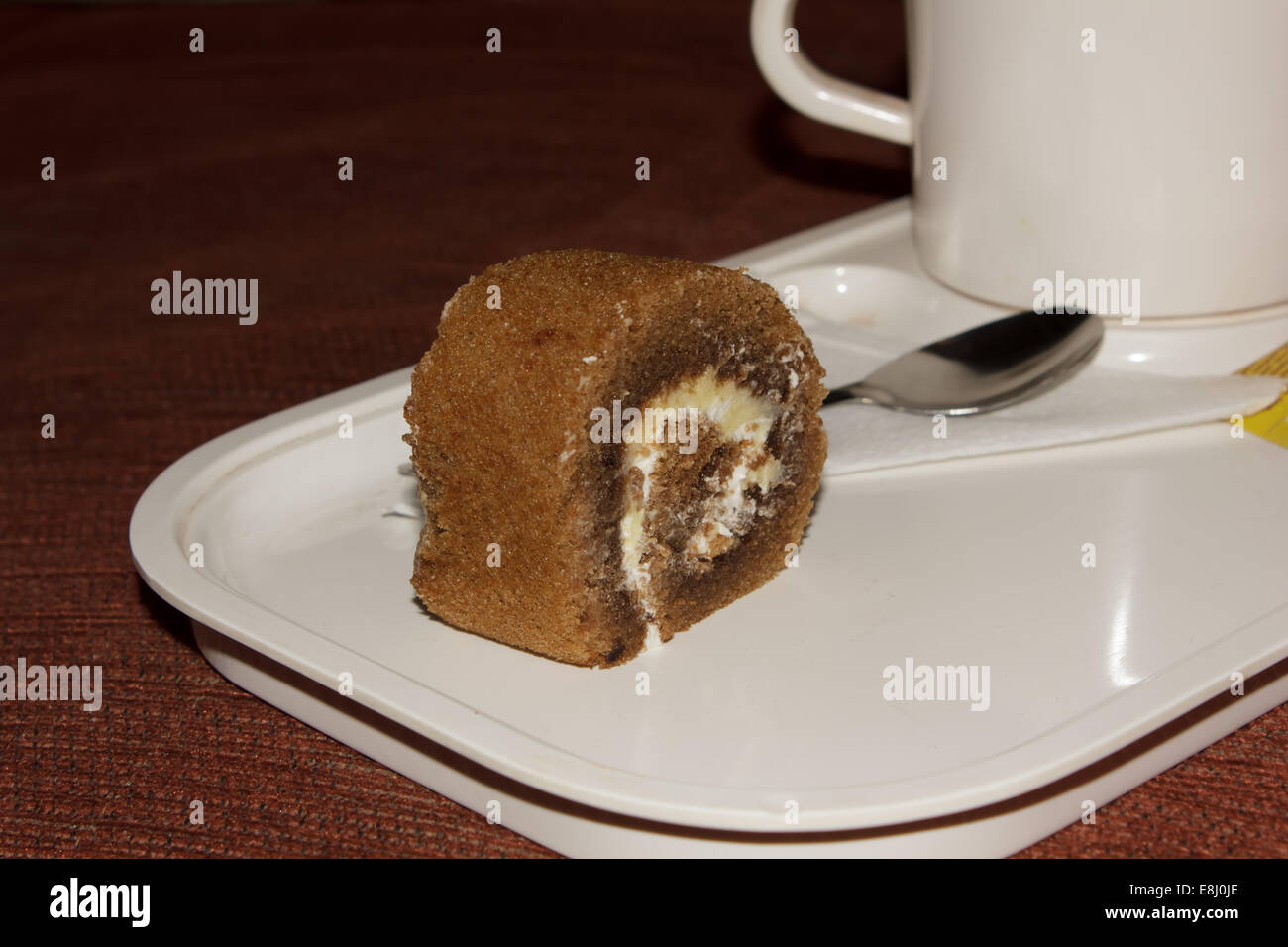 Marmellata torta del rullo Foto Stock