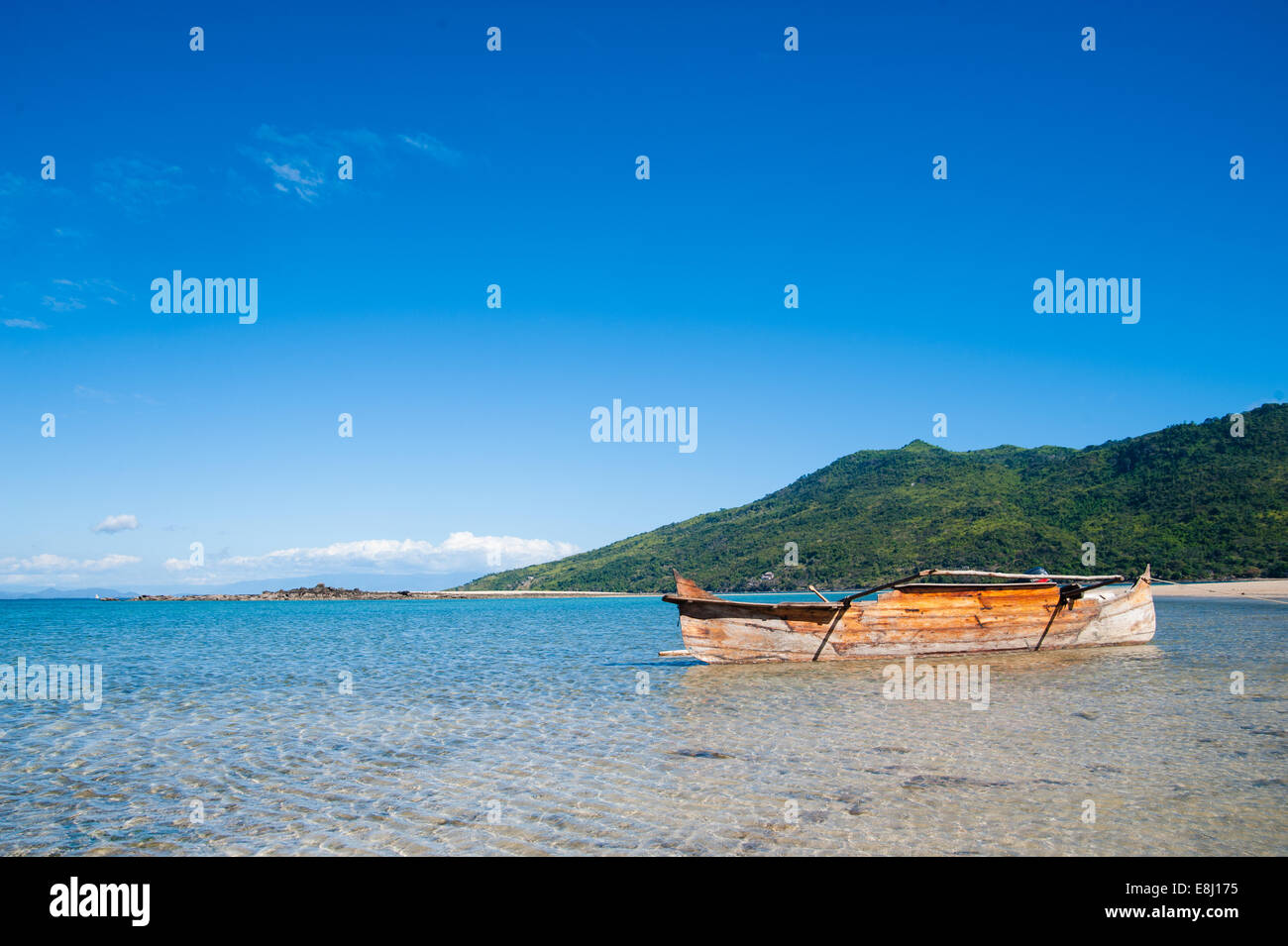 Island Beach, Nosy Be, Madagascar Foto Stock