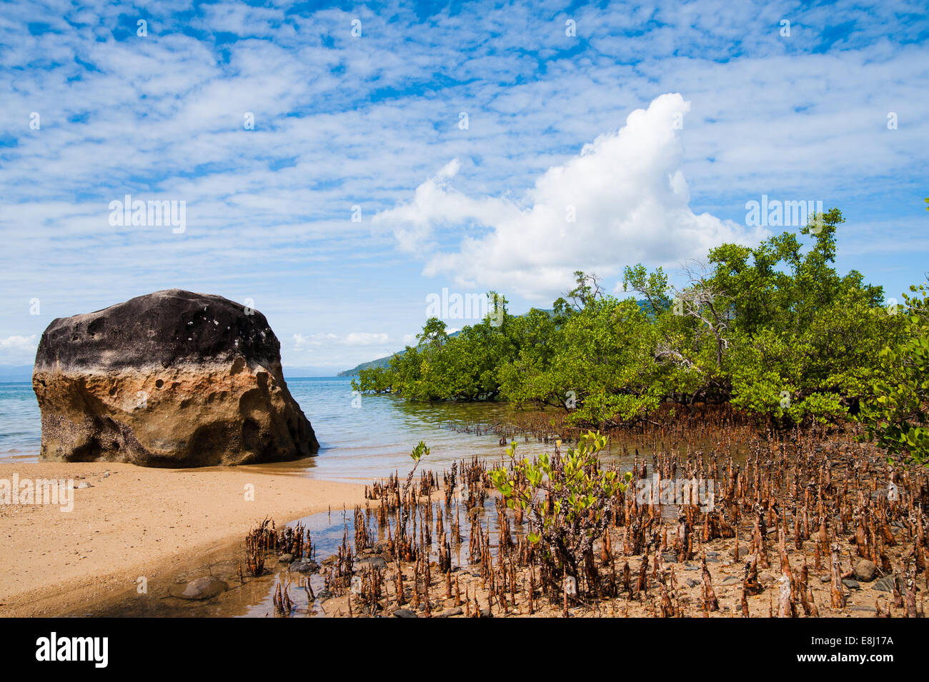 Island Beach, Nosy Be, Madagascar Foto Stock