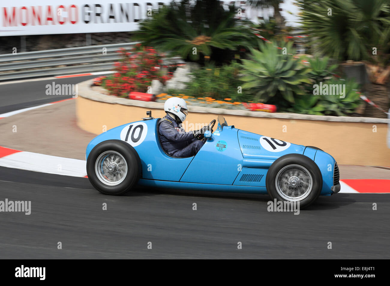 Post-guerra auto racing Gordini T16, costruito nel 1952, driver Marc Valvekens, 9 Grand Prix de Monaco Historique Foto Stock