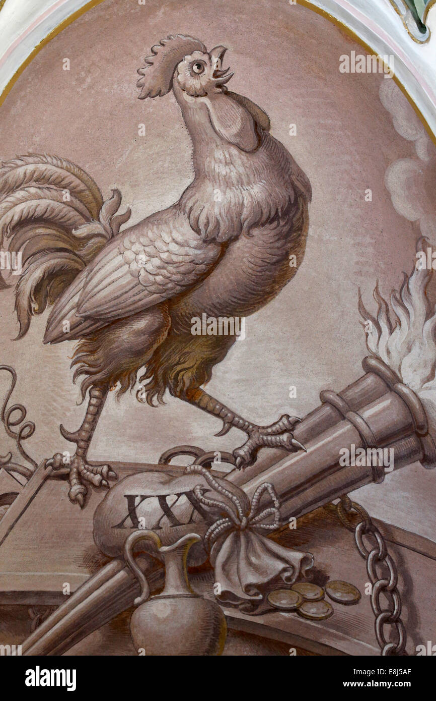 Abbazia di Klosterneuburg. La negazione di San Pietro . Foto Stock