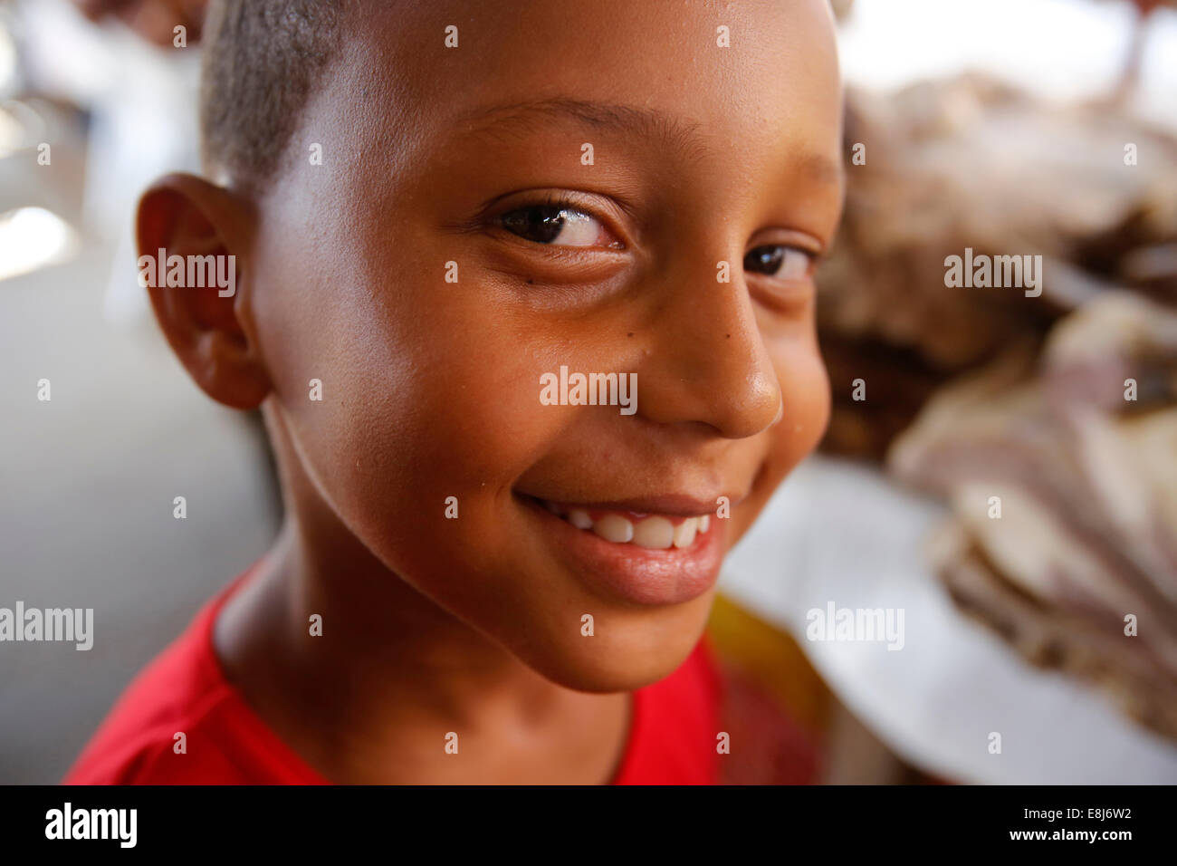 Ragazzo brasiliano Foto Stock