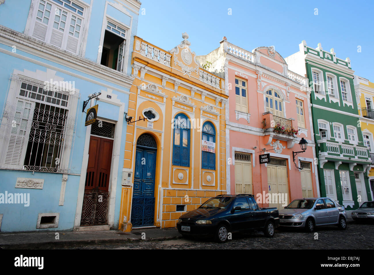 Pelourinho, il centro storico di Salvador e un sito Patrimonio Mondiale dell'UNESCO Foto Stock