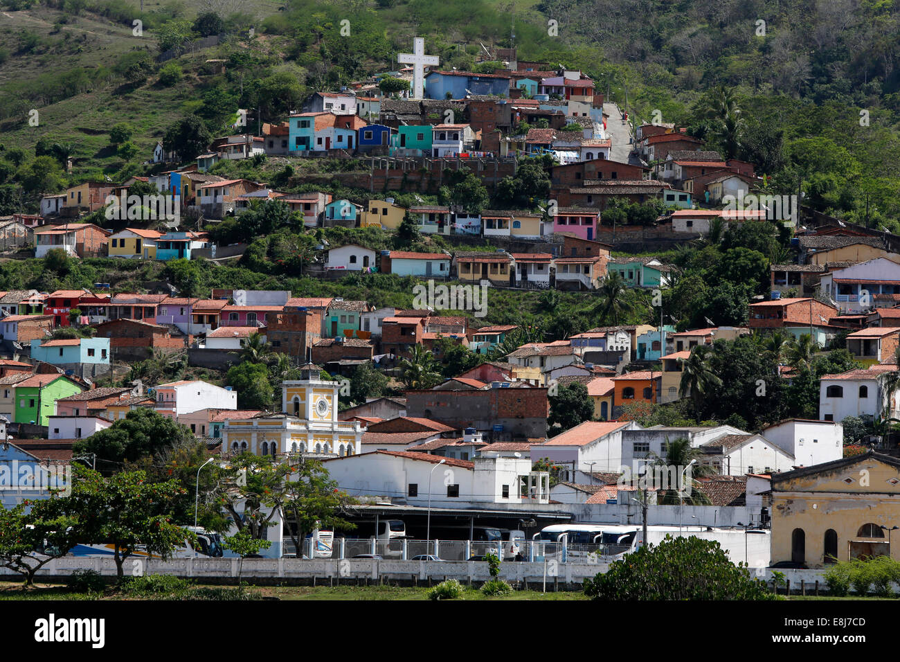 Sao Felix visto da Cachoeira Foto Stock