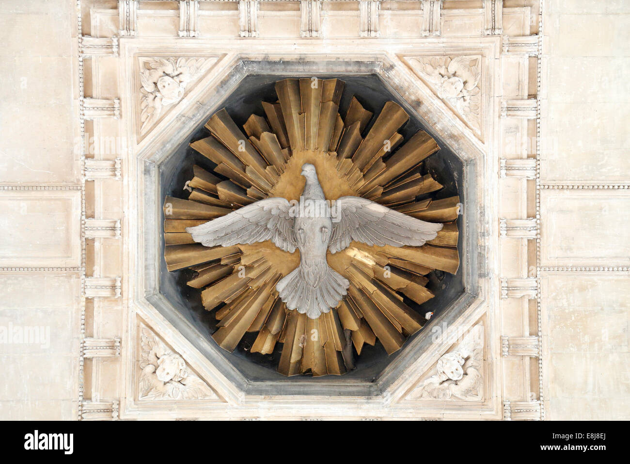 Oratoire du Louvre tempio protestante. Lo Spirito Santo. Foto Stock