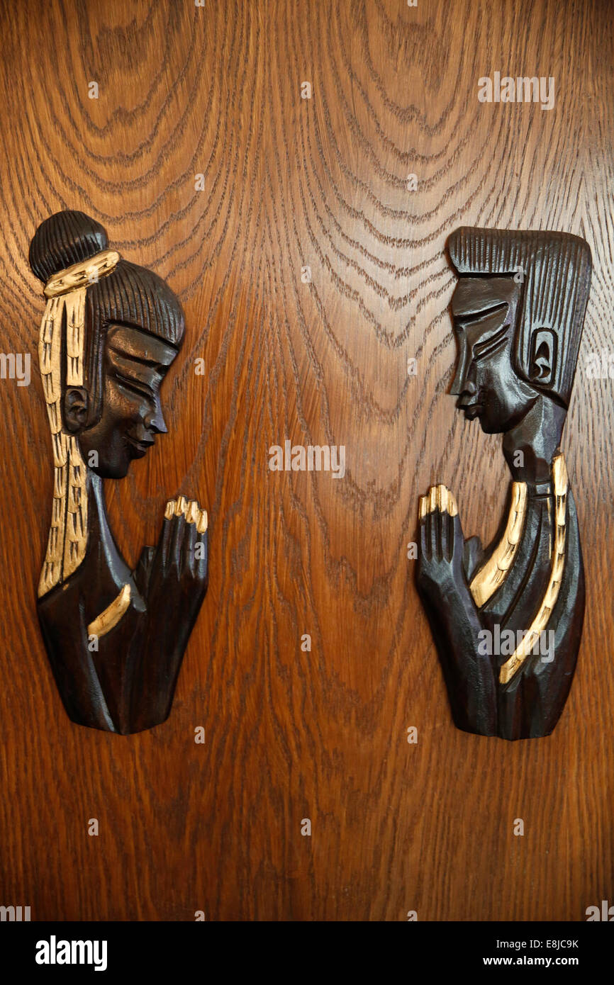 L uomo e la donna. Foto Stock