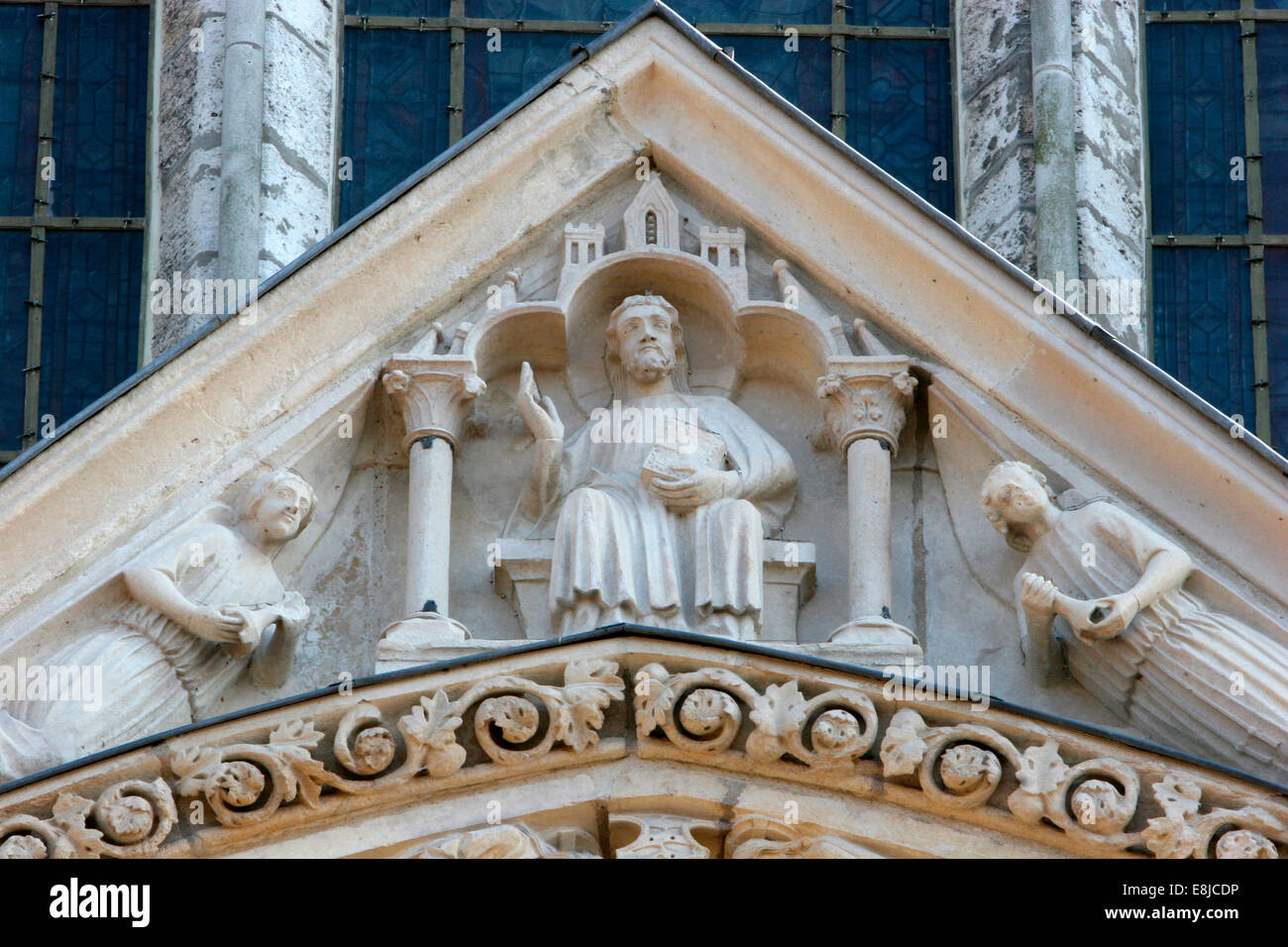 La cattedrale di Chartres Foto Stock