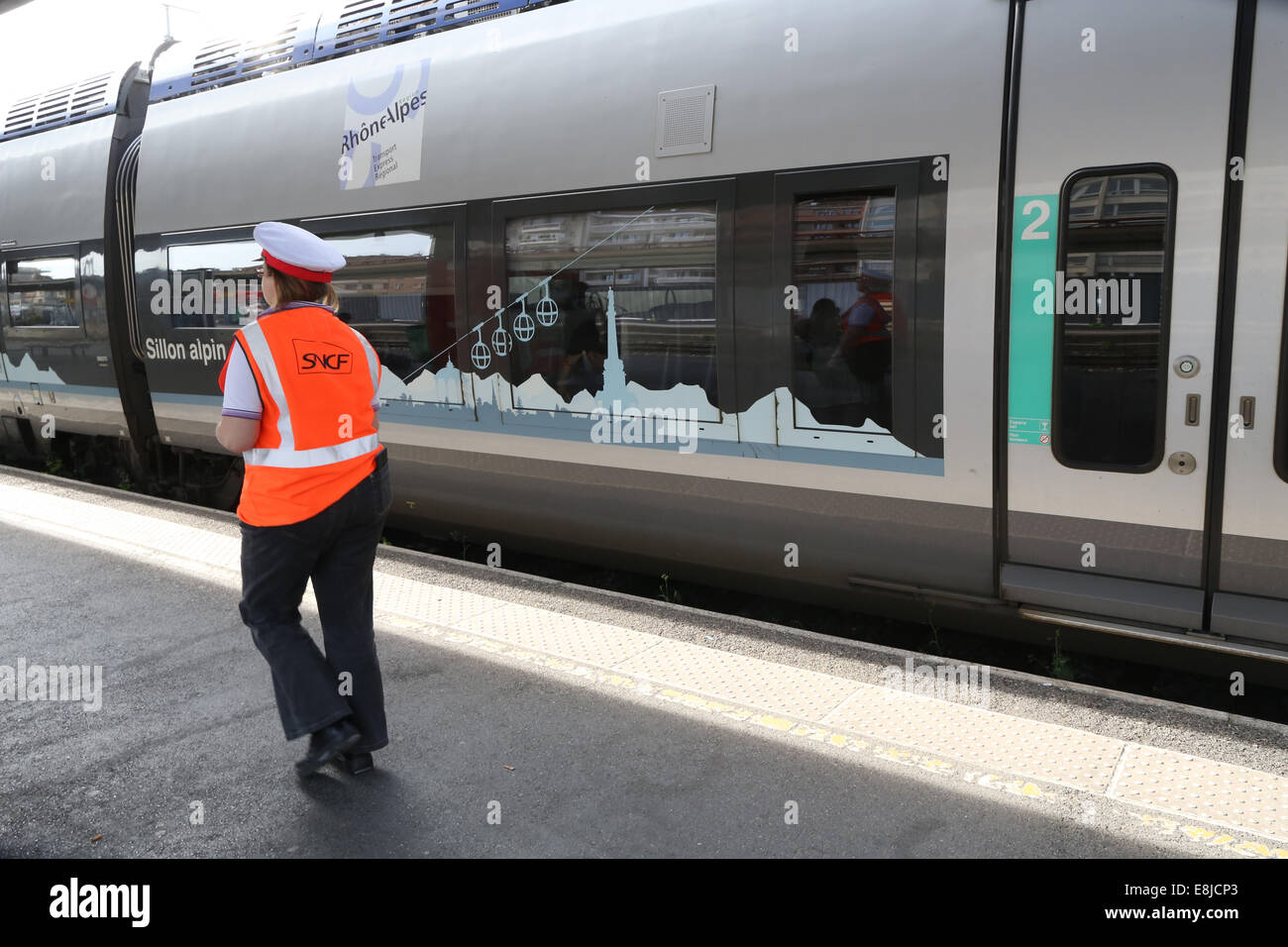 Stazione ferroviaria Foto Stock