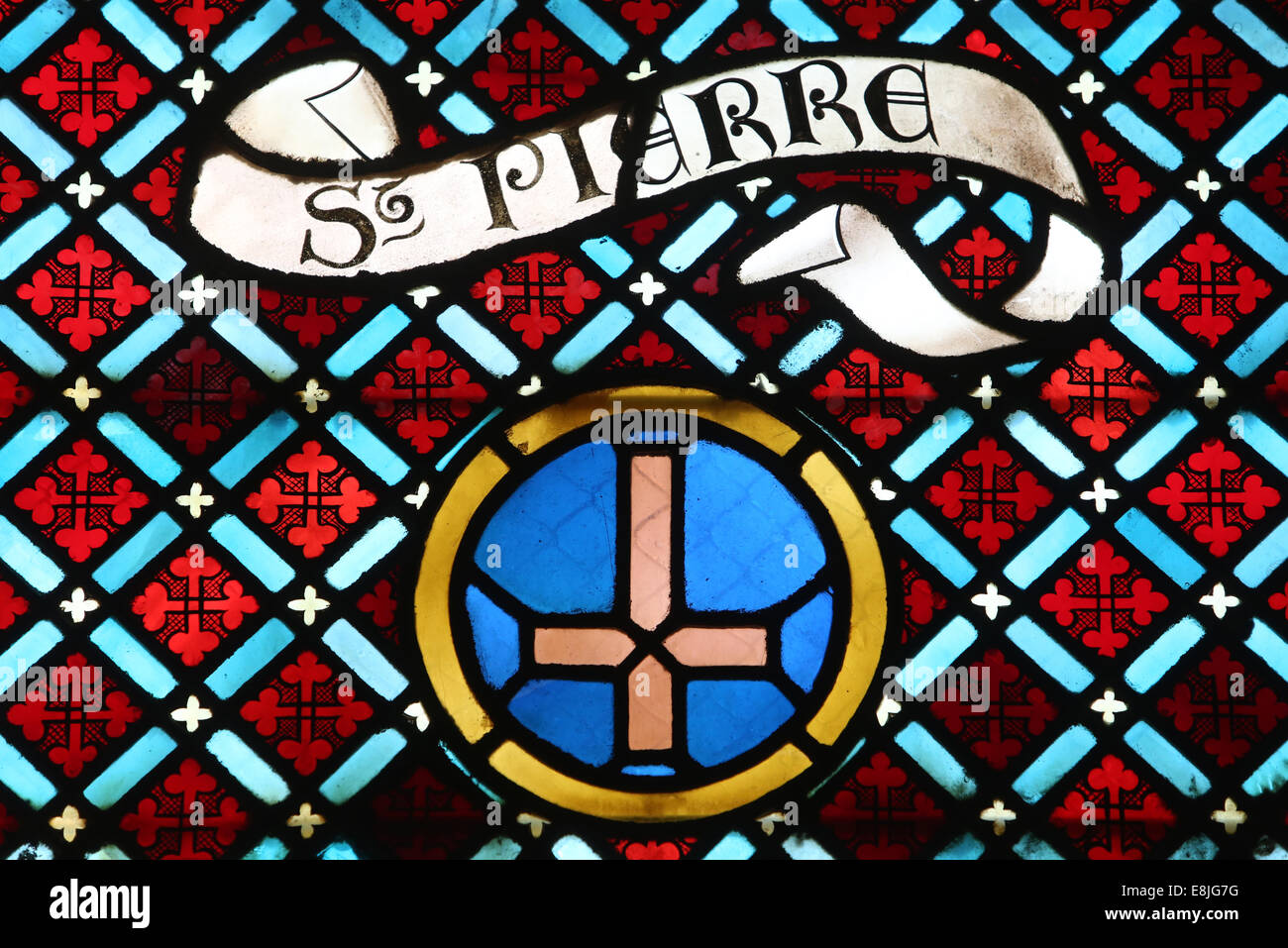 Saint-Peter il simbolo : croce rovesciata Foto stock - Alamy