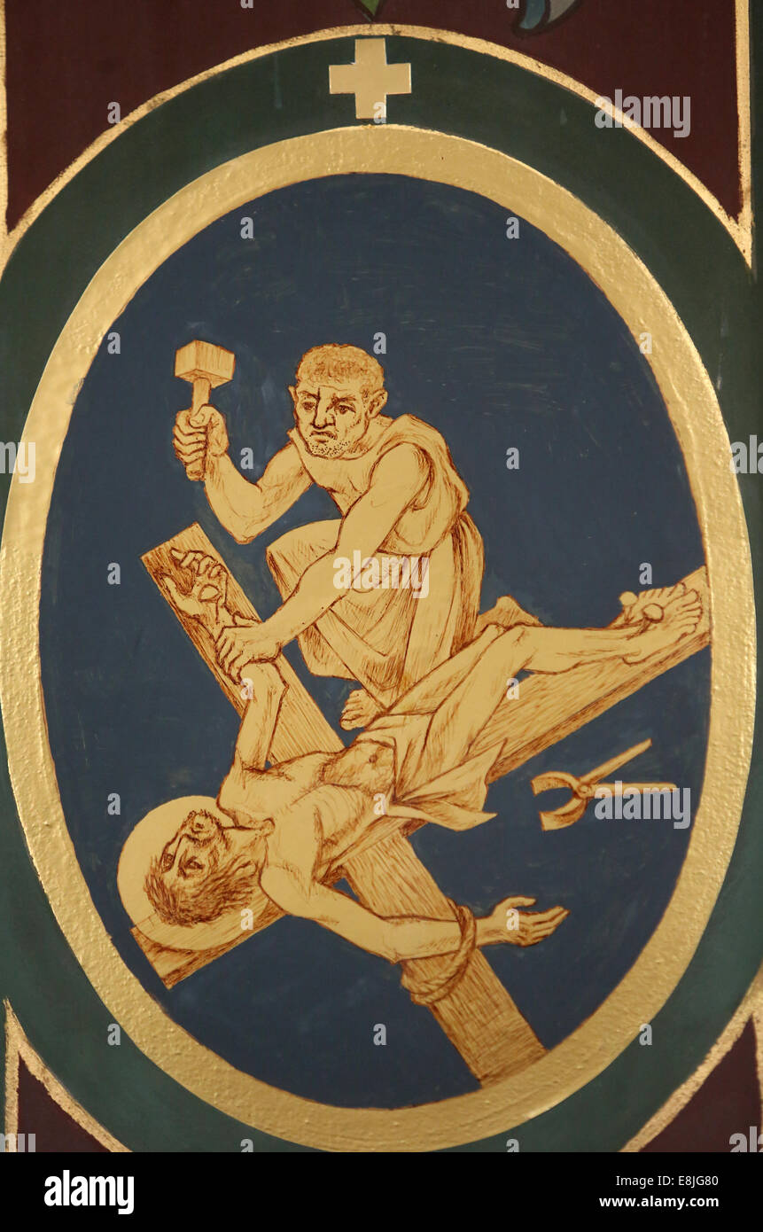 Crocifisso Da Parete In Legno Con Gesù – 21,5x11,9x3,5 Cm – Croce Cattolica In Resina Per Decorazione Casa E Regalo Religioso - 3
