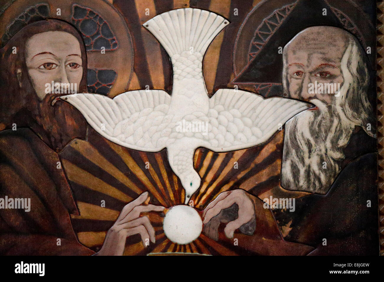 Trinità : Dio e Gesù e lo Spirito Santo. Foto Stock