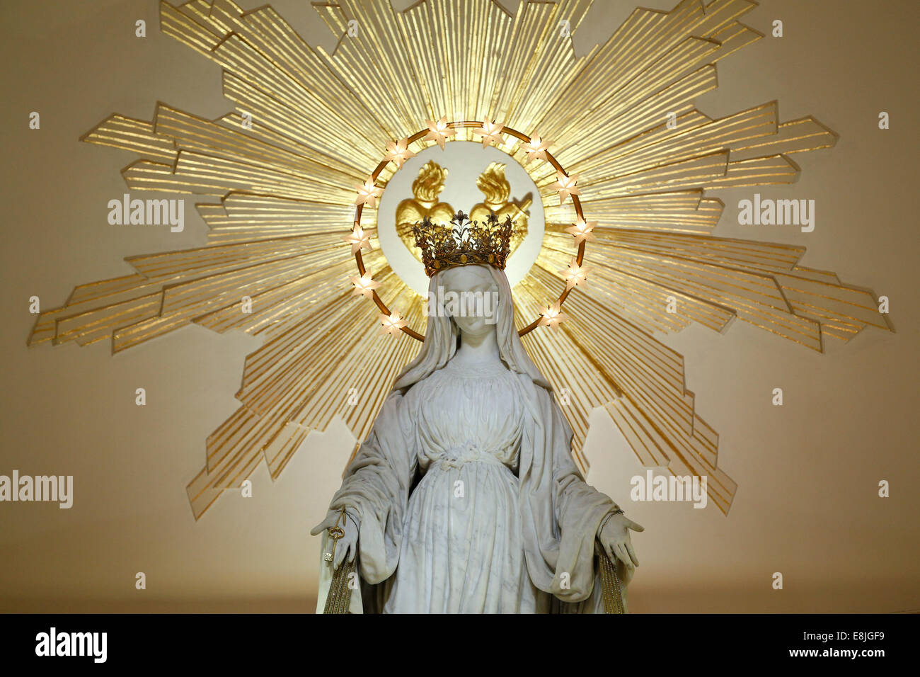 La Cappella della Madonna della Medaglia Miracolosa. Foto Stock