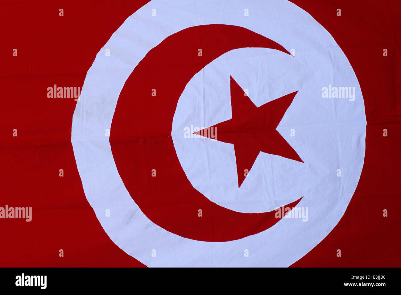 Bandierina tunisina Foto Stock