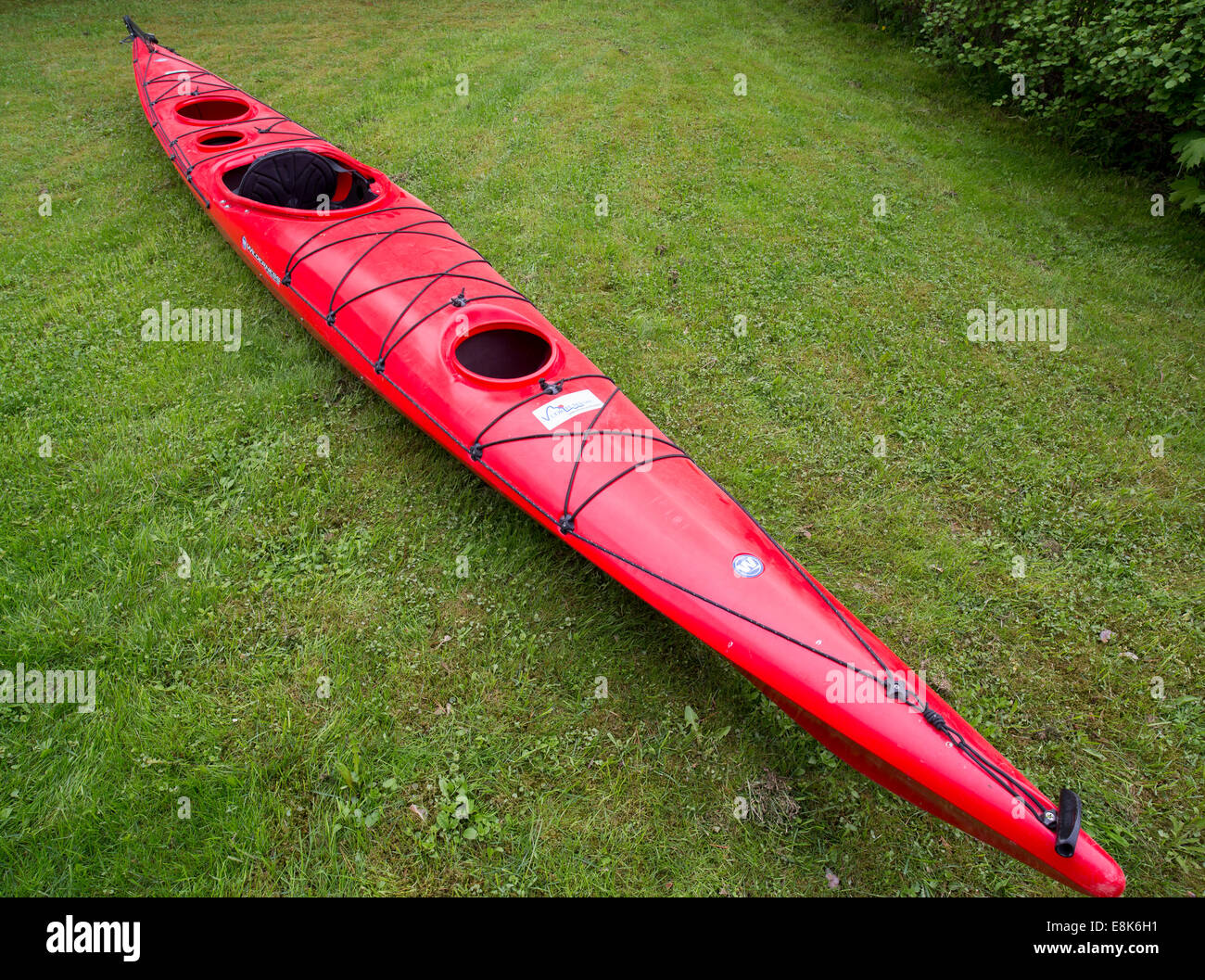 Wilderness Systems Tsunami 175 kayak su prato , Finlandia Foto Stock