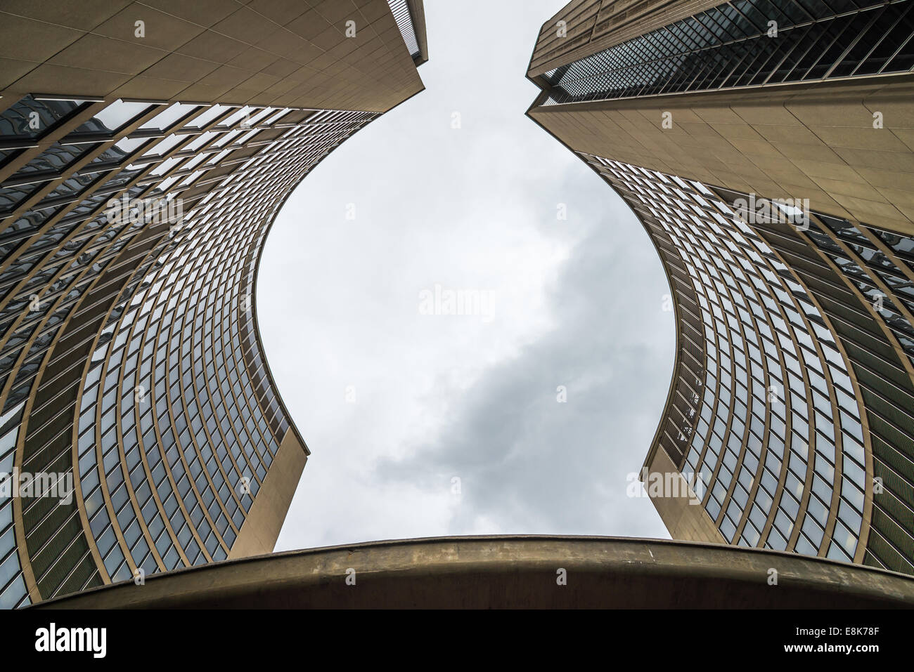 Le torri di curva del Toronto City Hall. Foto Stock