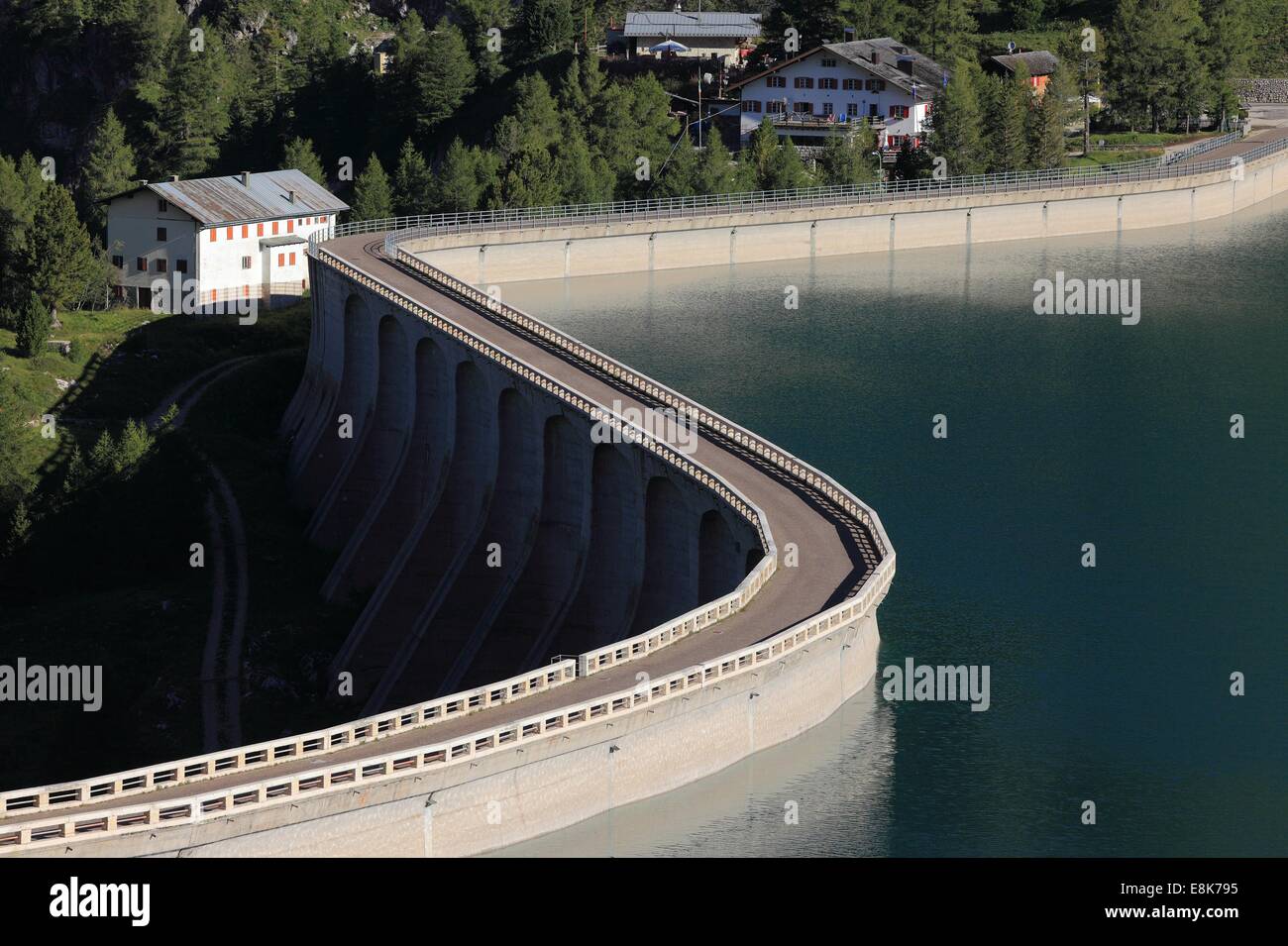 Lago di Fedaia Foto Stock