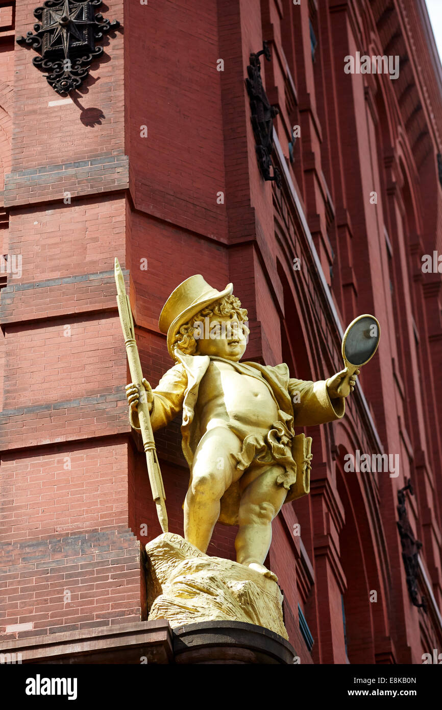 New York City NYC, il Puck edificio è un edificio storico situato nel quartiere Nolita di Manhattan, Foto Stock