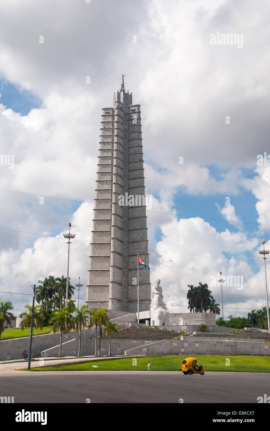 Il José Martí Memorial e il belvedere adiacente a Piazza della Rivoluzione a l Avana Cuba Foto Stock