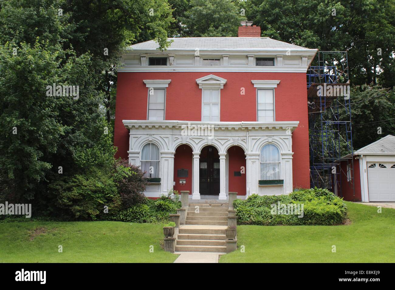 Hamilton Park Cottage, Hamilton Park, New Brighton, Staten Island. Costruito tra il 1859 e 1872. Foto Stock